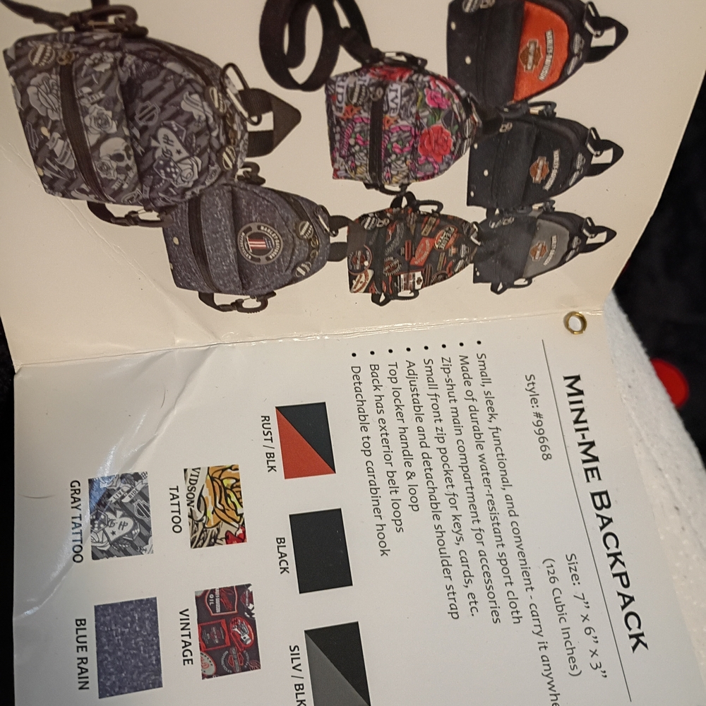 Harley-Davidson Mini-MeBackpack - Picture 6 of 6